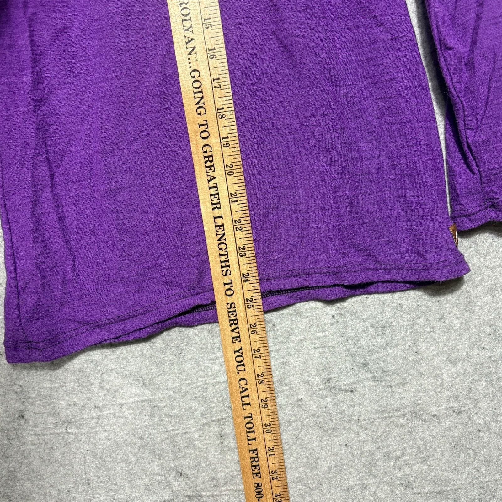 Appalachian Gear Co Alpaca Tencel Hoodie Women's S Purple Usa Made Hiking — image 8 of 8